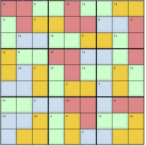 Killer Sudoku - Play Killer Sudoku online